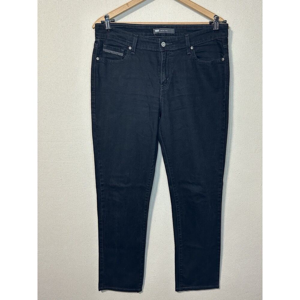 Women's Levi's Jeans, Black,‎ Mid Rise Skinny Size 14